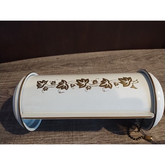 Vintage MCM Metal HEADBOARD Art Wall Bed Reading Light PULL CHAIN TUBE LAMP - Picture 6 of 6